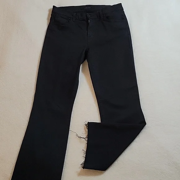 J BRAND BLACK PANTS SELENA SIZE 27" - Picture 1 of 13